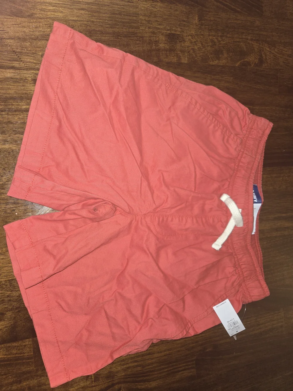 Old Navy Boys L (10-12) Coral-Red Drawstring  Shorts